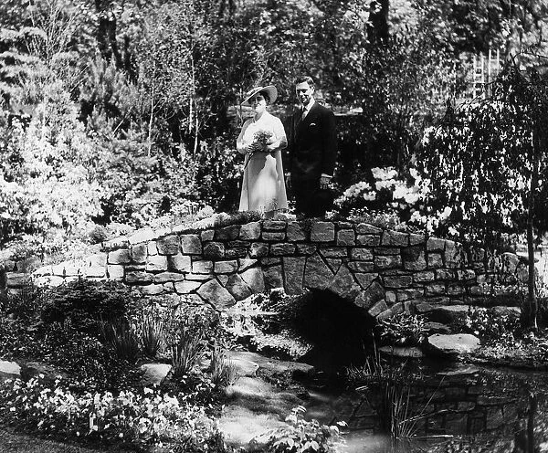 King George VI and Queen Elizabeth  /  Queen Mother at Chelsea Flower Show 1938