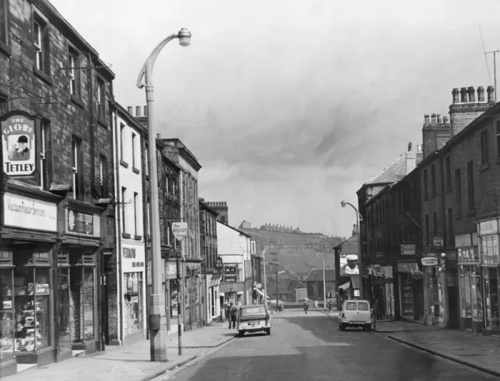 Framed Print : King Street Huddersfield Circa June 1965 Framed Print : King Street Huddersfield Circa June 1965