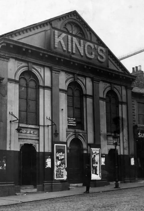 Framed Print : The Kings Hall, Marlborough Crescent, Newcastle, which has now closed Framed Print : The Kings Hall, Marlborough Crescent, Newcastle, which has now closed