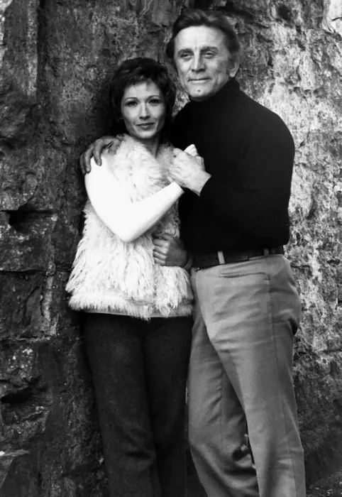 Framed Print : Kirk Douglas and Marlene Joubert in Oban 1971 filming Catch Me a Spy Framed Print : Kirk Douglas and Marlene Joubert in Oban 1971 filming Catch Me a Spy