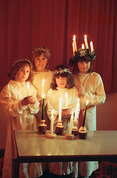 Kirklees Anglo Scandinavian Society celebrating Luciafest (Saint Lucy