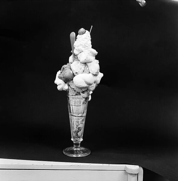 This is a Knickerbocker Glory which will cost you £2. 25p
