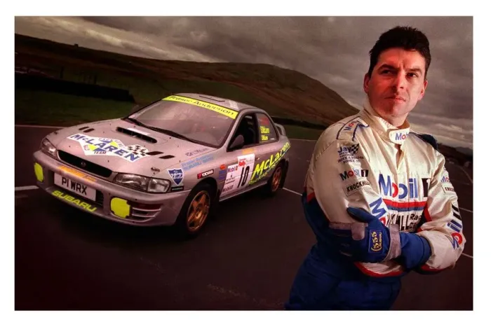 Framed Print : Knockhill race course rally driver May 1998 arms folded Framed Print : Knockhill race course rally driver May 1998 arms folded