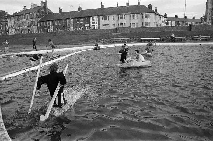 Framed Print : Its a Knockout!'in Redcar. 1976 Framed Print : Its a Knockout!'in Redcar. 1976