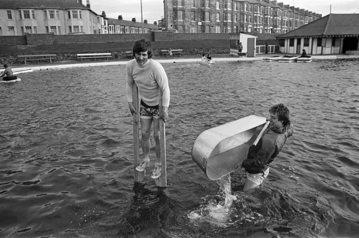 Framed Print : Its a Knockout!'in Redcar. 1976
