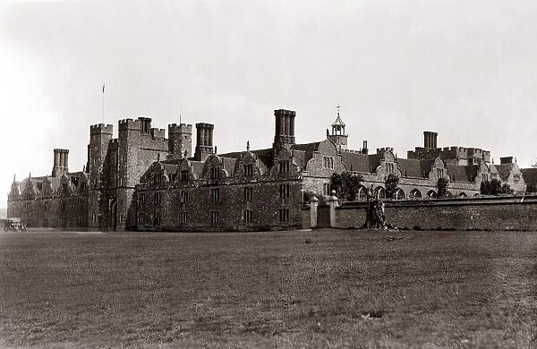 Knole Castle in Britain - general view of castle and grounds circa 1920