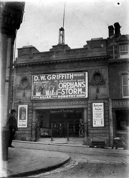 Knowle Picture House, Bristol, 1924. Showing DW Griffiths Orphans of the Storm starring