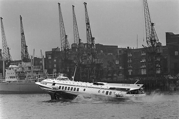 The Kometa a Russian built Hydrfoil ferry boat August 1968