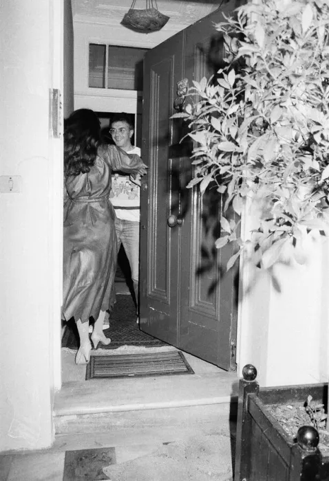 Framed Print : Koo Stark, Actress pictured outside her London Flat this evening, returning home Framed Print : Koo Stark, Actress pictured outside her London Flat this evening, returning home