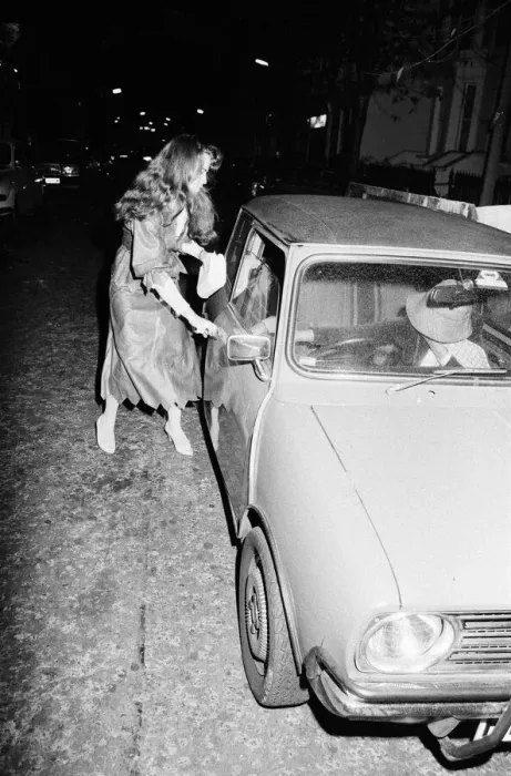 Framed Print : Koo Stark, Actress pictured outside her London Flat this evening Framed Print : Koo Stark, Actress pictured outside her London Flat this evening