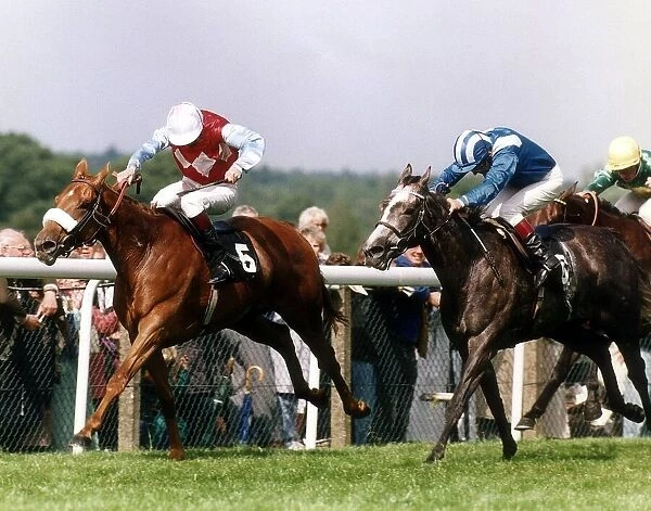 Kooyon and jockey Warren O Connor wins from Shadayd in the Coronation Stakes at Royal