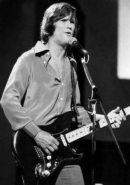 Kris Kristofferson country singer and actor on stage Circa 1978