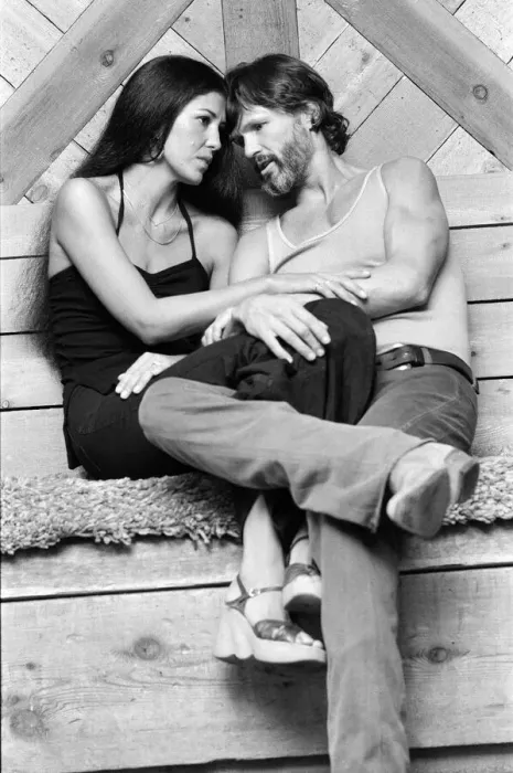 Framed Print : Kris Kristofferson and his wife Rita Coolidge during rehearsals for their super show in