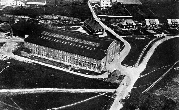 Per Kures electrical factory at Hasle near Oslo which was destroyed