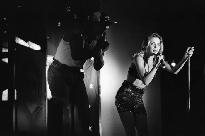 Framed Print : Kylie Minogue appearing in concert at the Ritzy nightclub in Hurst Street Framed Print : Kylie Minogue appearing in concert at the Ritzy nightclub in Hurst Street