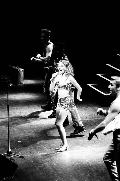 Kylie Minogue in concert at Liverpool Empire Theatre, Merseyside. 19th October 1989