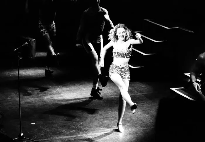 Framed Print : Kylie Minogue in concert at Liverpool Empire Theatre, Merseyside. 19th October 1989 Framed Print : Kylie Minogue in concert at Liverpool Empire Theatre, Merseyside. 19th October 1989