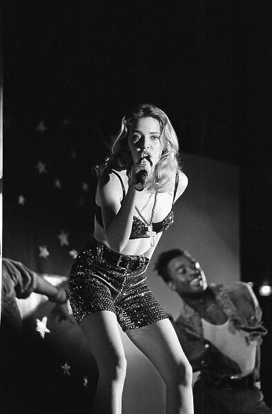 Kylie Minogue in concert at the Ritzy nightclub in Hurst Street