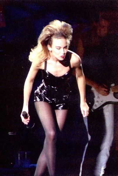 Kylie Minogue pop singer ex-Australian soap star in concert at the Sydney Entertainment