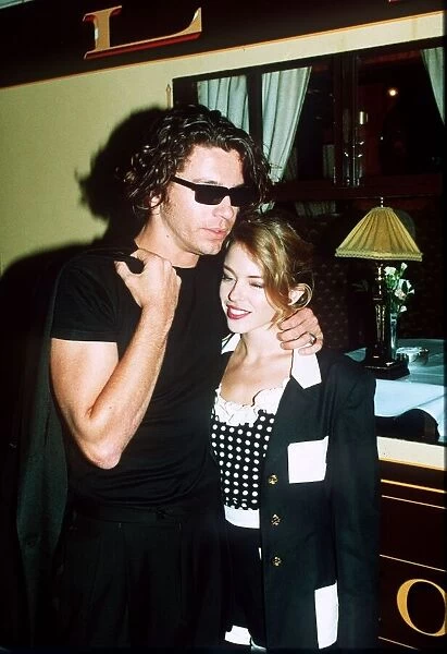 Kylie Minogue Pop Singer with Michael Hutchence