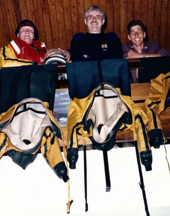 Framed Print : L - R, Dave Cammish, Derek Robinson and Mike Smithson, who recently took part in a