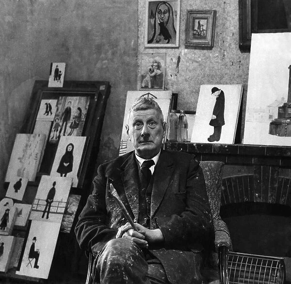 L. S. Lowry. Artist Laurence Stephen Lowry (1 November 1887 - 23 February 1976)
