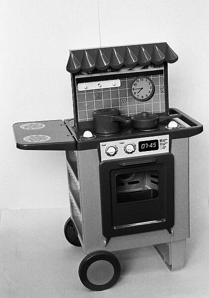 A La Carte Kitchen, toy kitchen made by Bluebird Toys. 16th December 1984