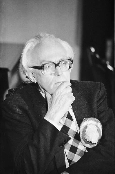 Labour leader Michael Foot electioneering in Yorkshire. 3rd June 1983