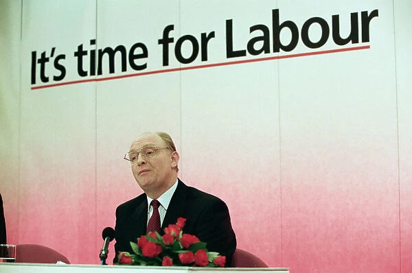 Labour leader Neil Kinnock visits Redditch, Worcestershire