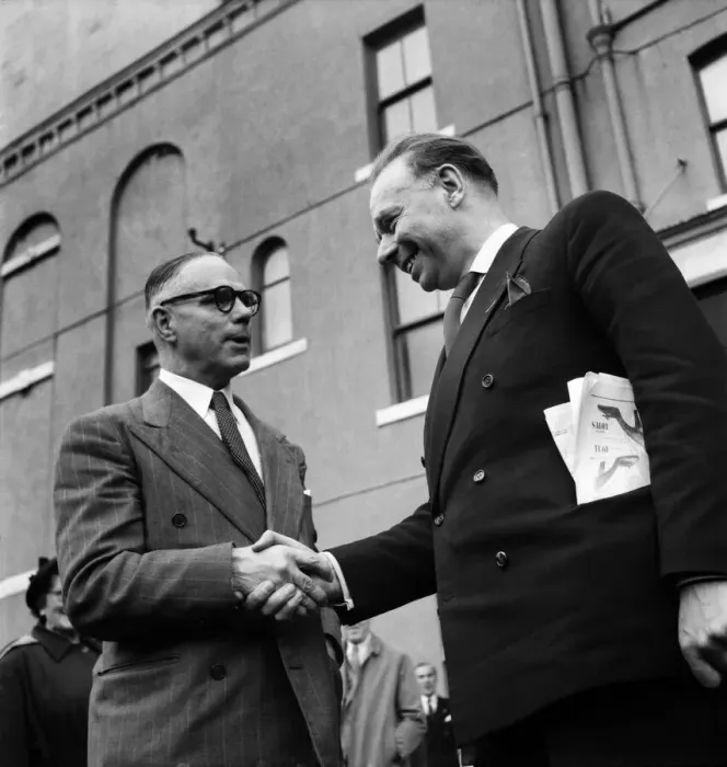 Framed Print : Labour Party Conference 1952 Conference Chairman Harry Earnshaw (L Framed Print : Labour Party Conference 1952 Conference Chairman Harry Earnshaw (L