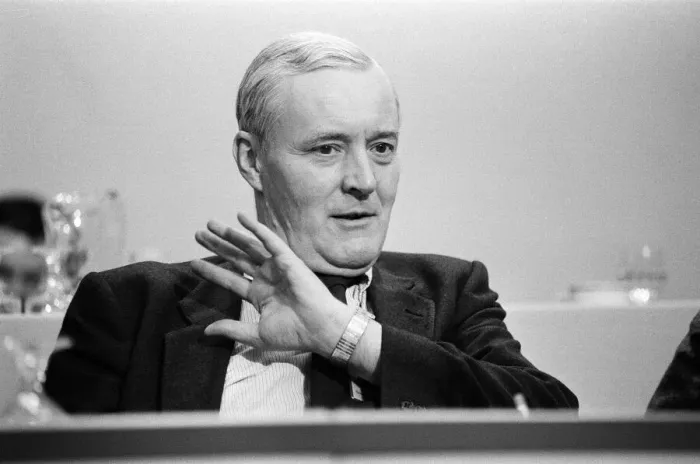 Framed Print : Labour Party Conference in Brighton. Tony Benn. 3rd October 1983
