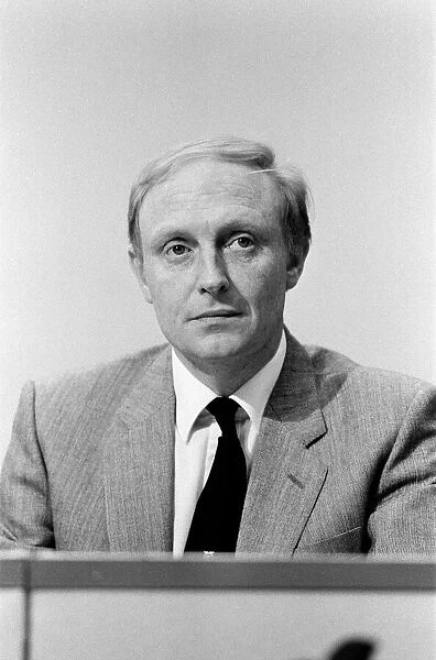 Labour Party Conference in Brighton. Neil Kinnock celebrates becoming the new leader of