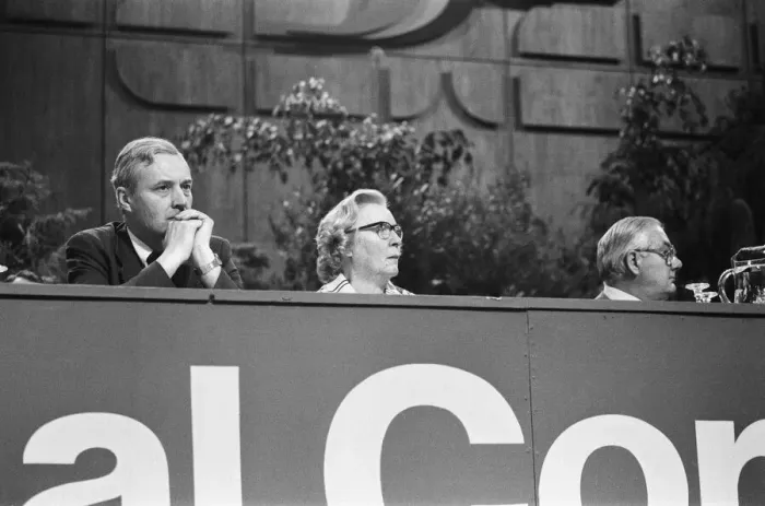 Framed Print : Labour party conference in Brighton addressing leadership of the party
