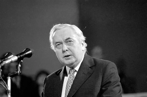 Labour Party Conference: Prime Minister Harold Wilson; Party Leader