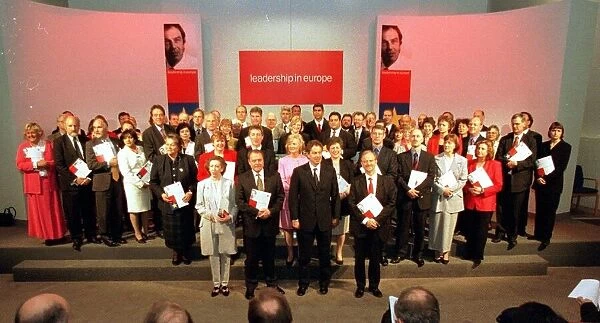 The Labour Party European Election Manifesto May1999. Tony Blair stood with 80