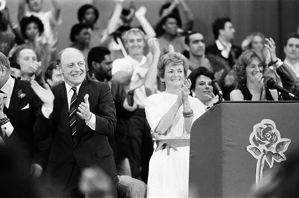 Labour Party rally held at the Business Design Centre during the 1987 election campaign