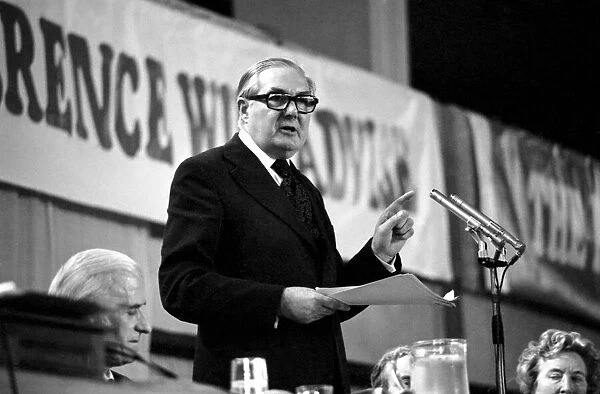 Labour politician James Callaghan during a debate on the Common Market