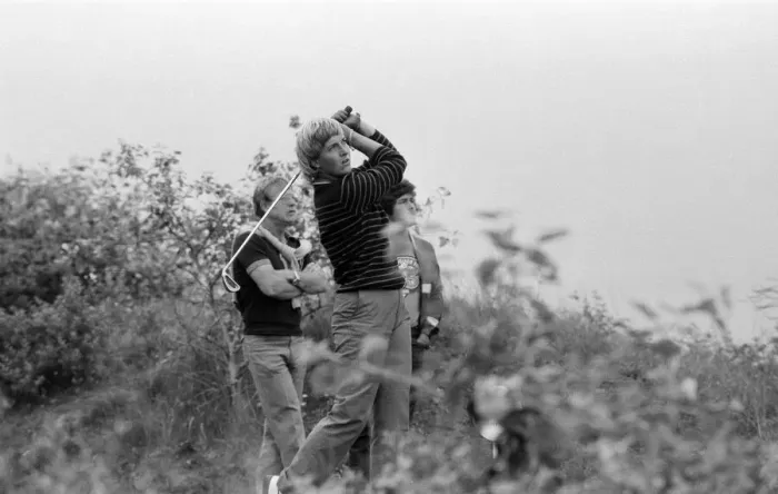 Framed Print : Ladies British Open Championship at Southport. Pia Nilsson. 29th July 1982