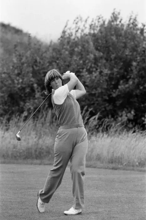 Framed Print : Ladies British Open Championship at Southport. Debbie Massey. 29th July 1982 Framed Print : Ladies British Open Championship at Southport. Debbie Massey. 29th July 1982