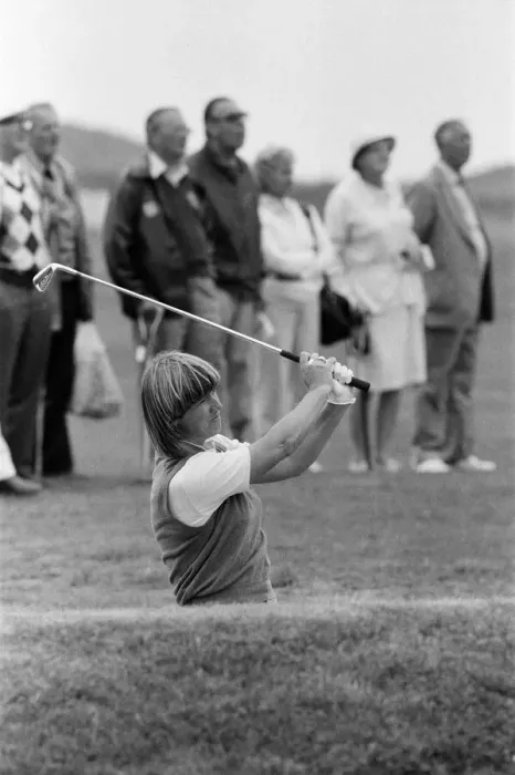 Framed Print : Ladies British Open Championship at Southport. Debbie Massey. 29th July 1982 Framed Print : Ladies British Open Championship at Southport. Debbie Massey. 29th July 1982