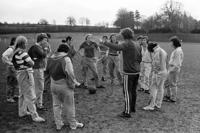 Framed Print : The ladies of Englands womens football were in training at Derby County Council Framed Print : The ladies of Englands womens football were in training at Derby County Council