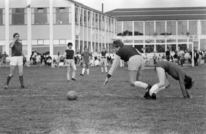 Framed Print : Ladies football match. Southampton Ladies v Beecham Belles from Berkshire Framed Print : Ladies football match. Southampton Ladies v Beecham Belles from Berkshire