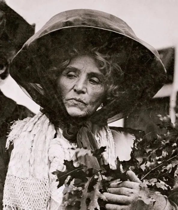 Framed Print : Lady Claflin Cook circa 1910 Suffragette benefactor patron - She has stated that