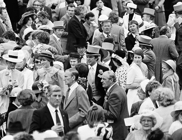 Lady Diana Spencer on the last day of Royal Ascot