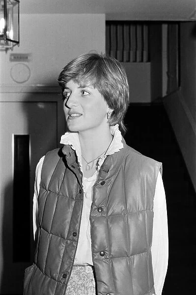 Lady Diana Spencer, pictured at her London flat in September 1980