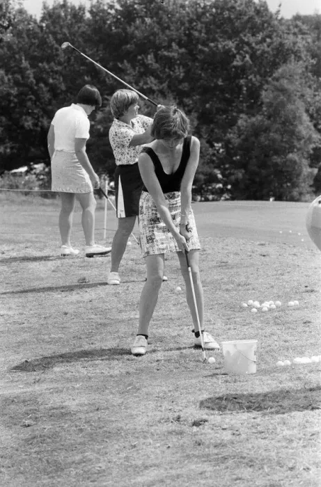 Framed Print : Lady golfers from all over the world compete in the European LPGA at Sunningdale Framed Print : Lady golfers from all over the world compete in the European LPGA at Sunningdale