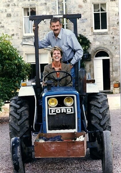 Lady Pauline Ogilvie Grant and her husband (fourth) David Nicholson September 1994