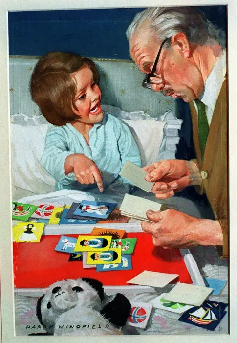 Framed Print : LADYBIRD Pic... Ed Maynard Copy pic of one of the illustrations by Harry Wingfield