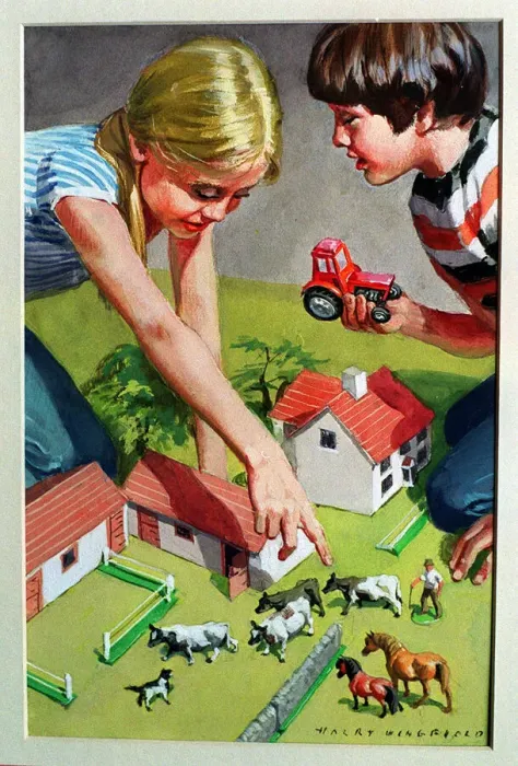 Framed Print : LADYBIRD Pic... Ed Maynard Copy pic of one of the illustrations by Harry Wingfield Framed Print : LADYBIRD Pic... Ed Maynard Copy pic of one of the illustrations by Harry Wingfield