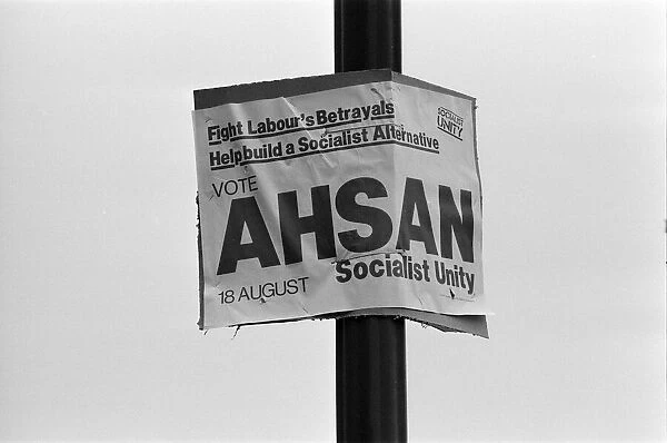 Ladywood, Birmingham, 15th August 1977. Socialist Unity Party, Raghib Ahsan